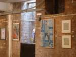 From left to right; work by Steve Carroll, Eva L, Dan Thompson, Tracey Thompson, Nikki Cheal
