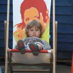 Thompson Towers, 35 Lanfranc Road, Worthing - Edward Thompson on a one-off deckchair by Licquid